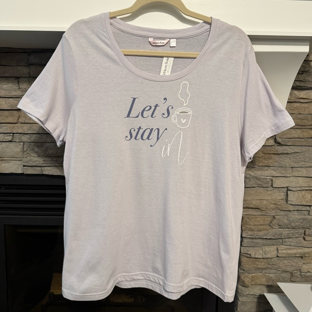 New With Tags La Vie en Rose Lounge Top. Size XL.